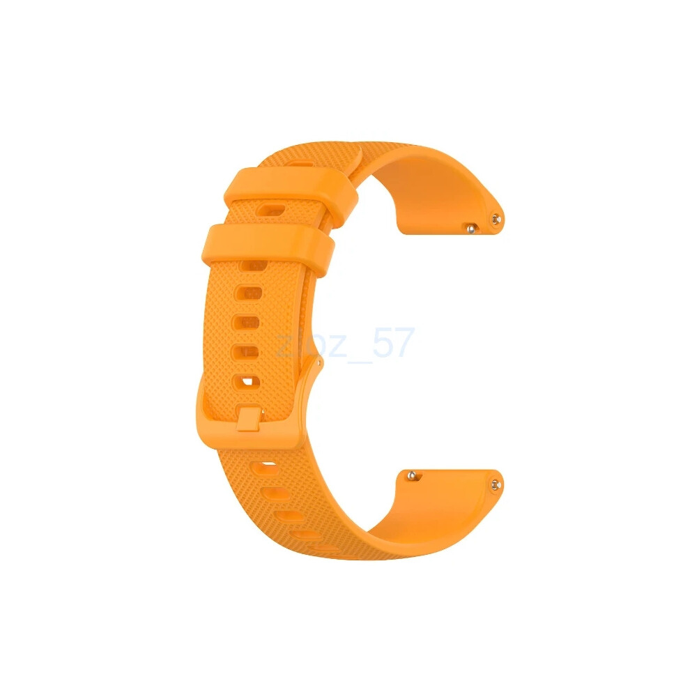 (Orange) Silicone Watch Band Strap For Garmin Vivoactive 4S (Quick Release 18Mm) New Orange 4069369064104