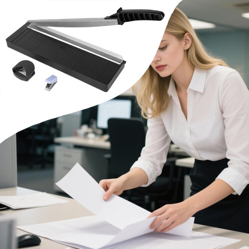 Paper cutter – Robust photo cutter  Multifunctional craft accessory, portable studio tool for scrapbooking and document filing 1