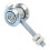 High quality  38mm outer diameter rail hanging pulley M10 stud 4