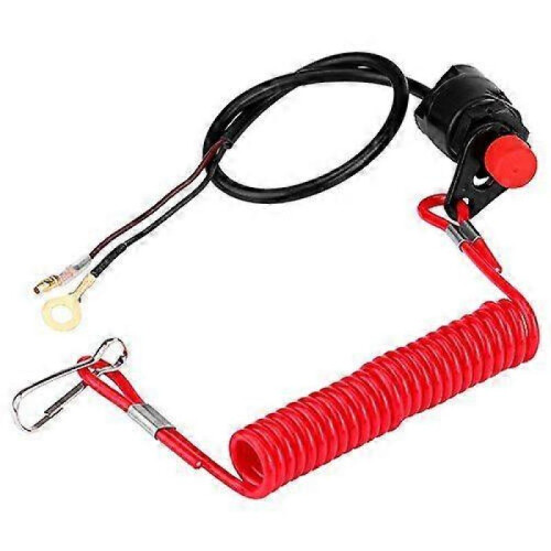 2025 Latest Model  Universal Outboard Kill Switch Keys Motorcycle Outboard Lawn Mowers Emergency