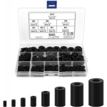2025 Latest Model  Assortiment de 650 rondelles plates rondes en nylon pour rparation mcanique de