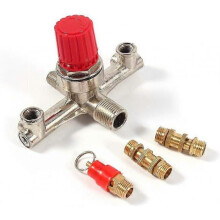 2025 Latest Model  Air Compressor Accessory, SL.GT Alloy Air Compressor Double Outlet Tube Pressure
