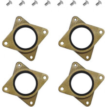 2025 Latest Model  Upgraded Steel and Rubber Vibration Dampers with M3 Screws 51.8X51.8mm 4Pcs
