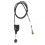 High quality  2.5m excavator manual throttle cable throttle motor cable soft wire code: CG 5