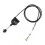 High quality  2.5m excavator manual throttle cable throttle motor cable soft wire code: CG 3