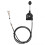 High quality  2.5m excavator manual throttle cable throttle motor cable soft wire code: CG 4