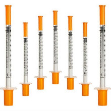 50Pcs/Pack 1ML Syringe with 30G (8Mm Long) Lab Supplies