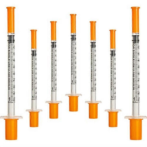 50Pcs/Pack 1ML Syringe with 30G (8Mm Long) Lab Supplies