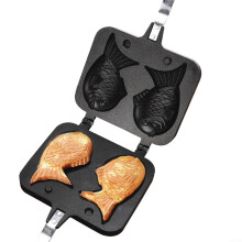 Commercially available waffle cake mold, fish shape, no tool, for delicious Taiyaki pancakes anytime