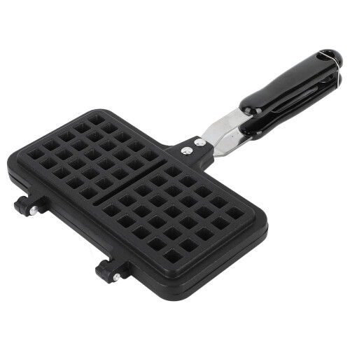 NonStick Aluminum Waffle Iron, Even Heated Double Waffle Baking Pan