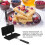 NonStick Aluminum Waffle Iron, Even Heated Double Waffle Baking Pan 3