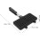 NonStick Aluminum Waffle Iron, Even Heated Double Waffle Baking Pan 2