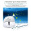 Water-Based Purifier Air Washer Air Fresher White EU Plug 5