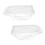 1Pair Car Front Head Light Lens Cover for Forester 2006-2008 5