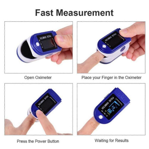 Lk87 Portable Finger Oximeter with Four Color LED 2