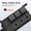 6-Way Automobile Fuse Relay Box Automobile Modified Fuse Relay Panel 4