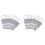 Pack of 10 Wine Cooler Bag Ice Bag Transparent PVC with Handle 1