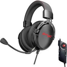 Gaming Headset SUMVISION SERAPH Gaming Headphones Wired 7.1 Surround Sound 3.5mm Aux USB Built in Mic & FREE Soundcard Amplifier PC