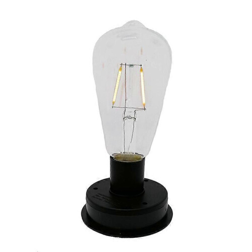 1Pc Solar LED Tungsten Filament Bulb Lamp 2800K Night Lights(8.5cm) 1