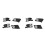 1Pair Front Headlight Bracket Repair Kits for X1 E84 2010-2015 3