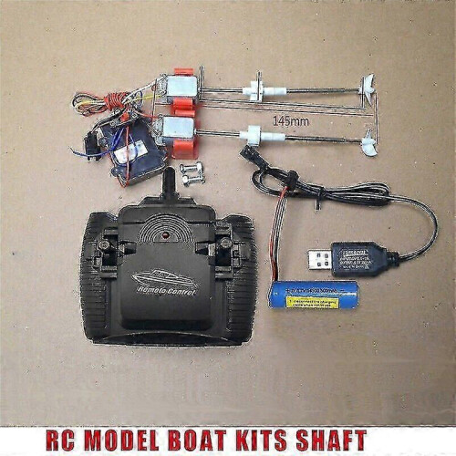 (A set) Rc Boat Model Boot Kits Shaft+socket+motor+propeller+controller+receiver Kit Fk-Good 2