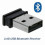 (Black) USB Adapter for Computer Mice and Keyboards 2.4G Wireless Receiver Universal Connectivity 5