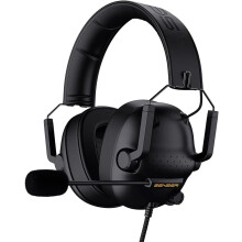 Senzer SG500 Gaming Headset with Noise Cancelling Microphone- Memory Foam Ear Pads-Portable Foldable Headphones for PC, PS4, PS5, Xbox One, Switch