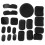 19Pcs Universal Helmet Padding Replacement Foam Cushion Pad for Motorcycle Helmets Inner Liner Head Protection 1