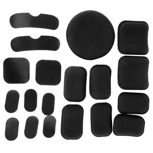 19Pcs Universal Helmet Padding Replacement Foam Cushion Pad for Motorcycle Helmets Inner Liner Head Protection