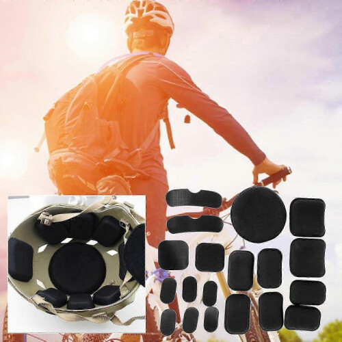 19Pcs Universal Helmet Padding Replacement Foam Cushion Pad for Motorcycle Helmets Inner Liner Head Protection 1