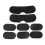 19Pcs Universal Helmet Padding Replacement Foam Cushion Pad for Motorcycle Helmets Inner Liner Head Protection 4