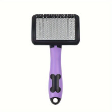 (S) 1pc Gentle Pet Massage Comb - Combs for Shedding And Grooming, Soft Brush for Dog And Cat Grooming, Dog Grooming, Needle Comb