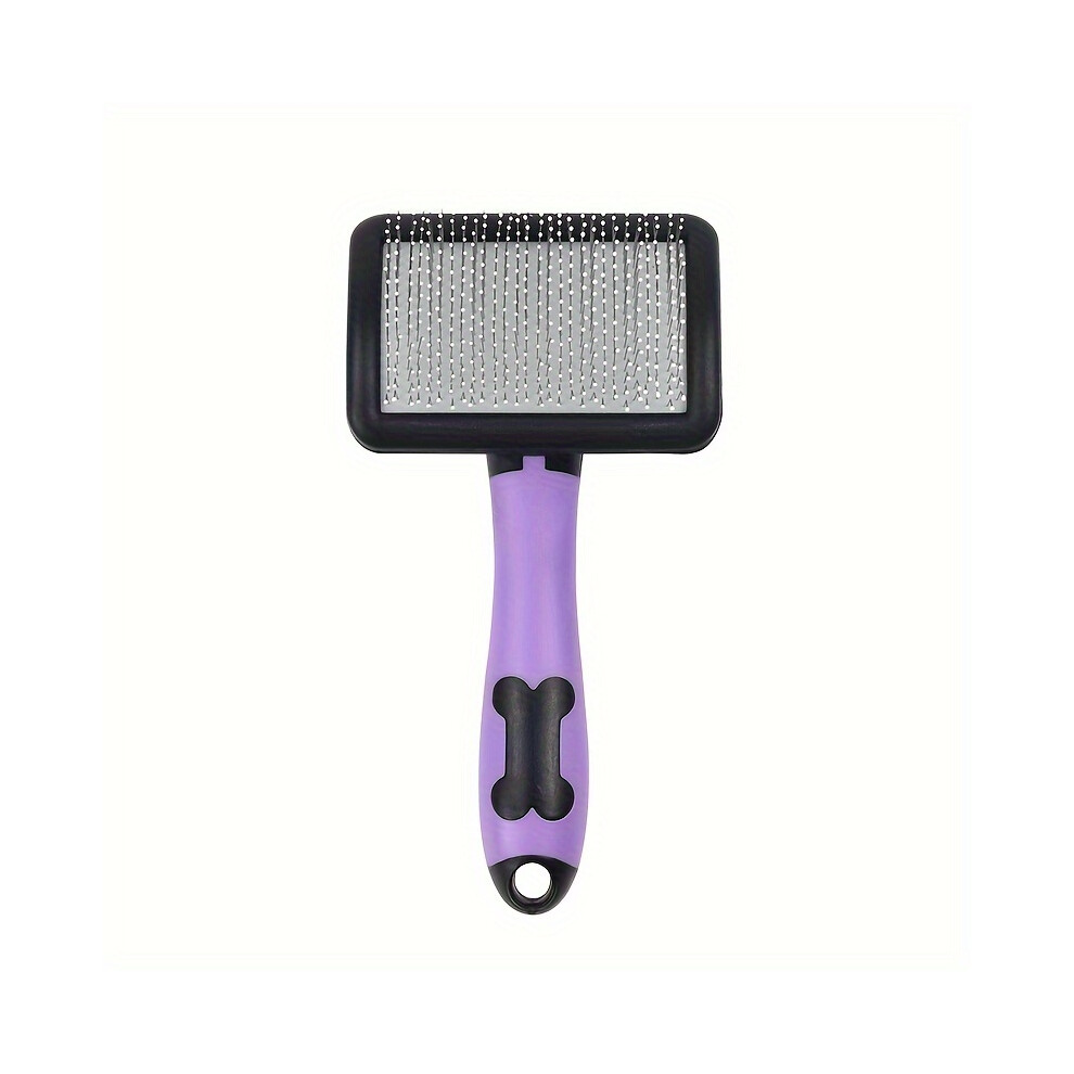 (S) 1pc Gentle Pet Massage Comb - Combs for Shedding And Grooming, Soft Brush for Dog And Cat Grooming, Dog Grooming, Needle Comb