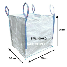 1 TONNE BUILDERS BAGS HEAVY DUTY RUBBLE BULK DUMPY GARDEN WASTE JUMBO