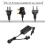 (EU Plug) 42V 2A Electric Scooter Battery Charger Power Adapter for Hoverboard Balancing 4