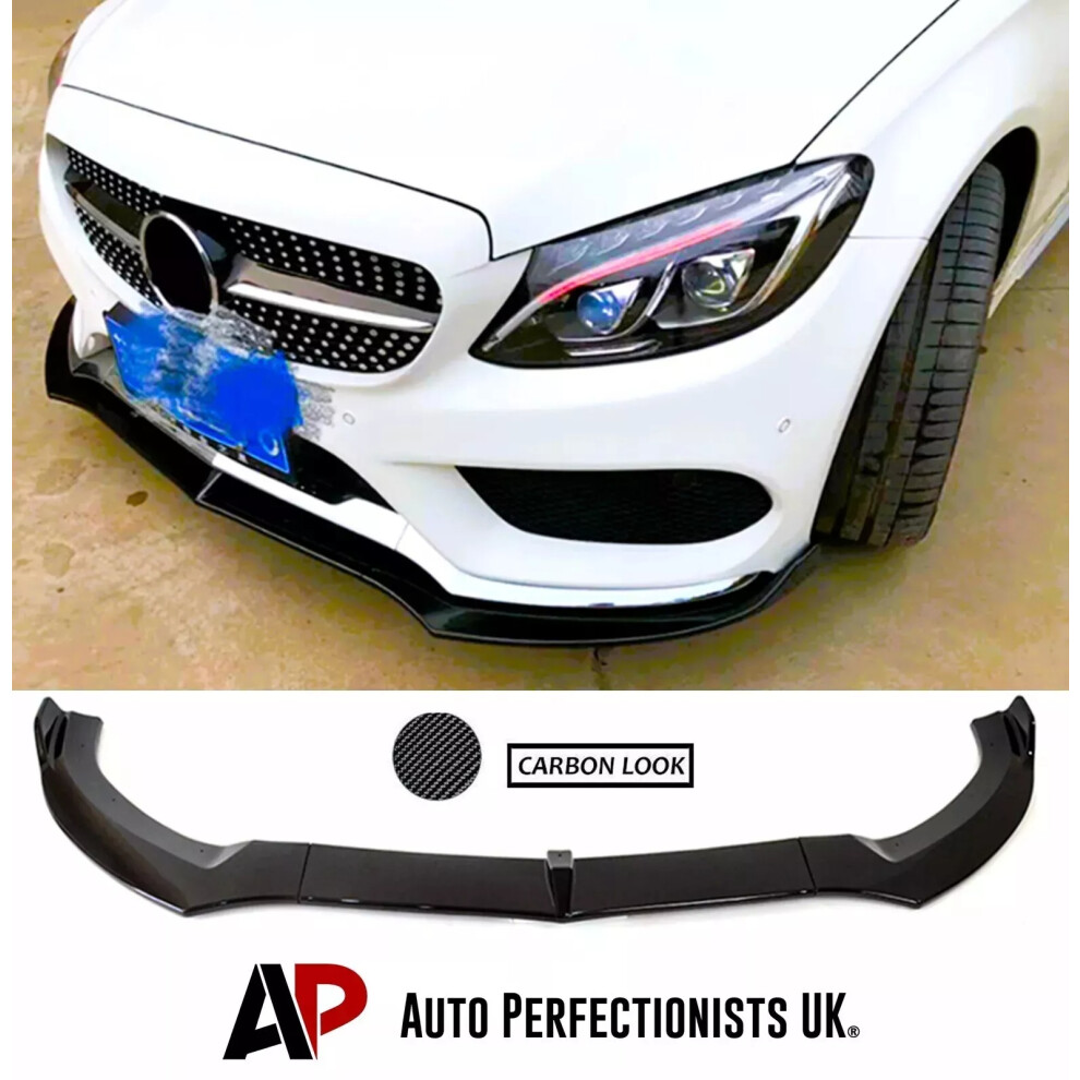 For Mercedes C Class Amg Line C43 Splitter Spoiler Lip W205 C205 5061072666285