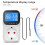 Digital Temperature Controller Socket Outlet Thermostat with Time Sensor Probe Heating Cooling Switch 16A EU Plug 5