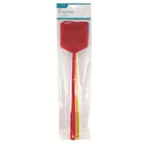 Pack 3 Insect FLY Swatter Plastic Mixed Colours Long Handle 2