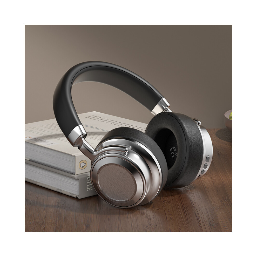 Auricular Sem Fios Bluetooth 6.0 Estilo Retro Com Suporte De Metal Para Desporto E Moda 8901606780407