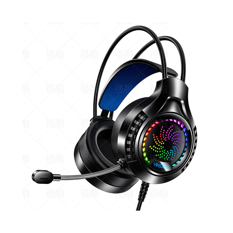 Auscultador Para Computador Com Fios, Luminoso, Ã¡Udio E Vã­deo 7.1, Usb Para Jogos 8901606780421