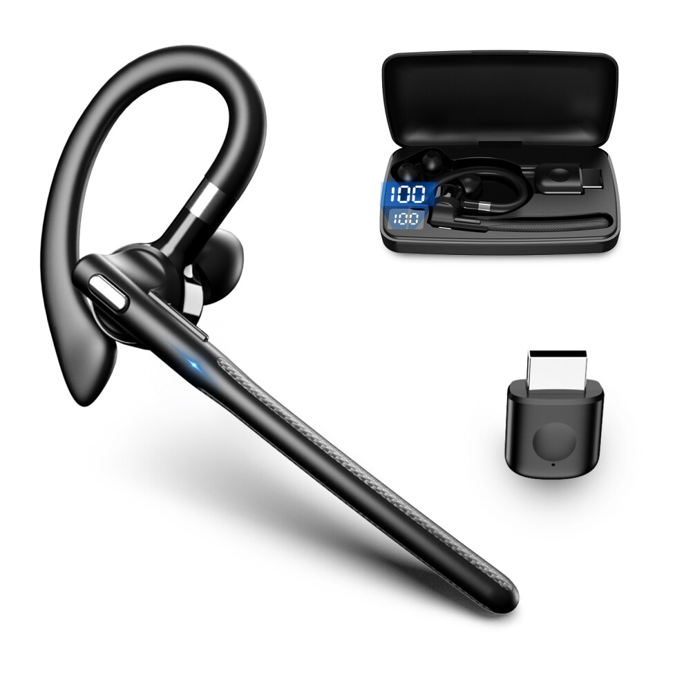 Car Bluetooth Headset, Single Ear, 5.4 Call Noise Reduction, Long Battery Life 8901606780810
