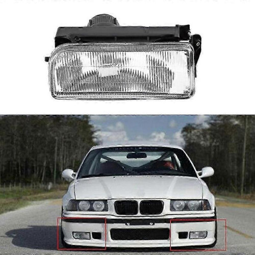 Front Bumper Fog Light Lamp Housing Replacement for BMW E36 3 Series 1992-1998 Left 1