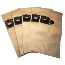 5-Piece Dust Bags Compatible with Festool FIS-CT 22/5 CT/CTL/CTM 22 Vacuum Cleaner 60cm x 266cm Brown Color