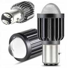 Ba20d S2 Led 35/35w Lens 2400lm 6000k+radiator