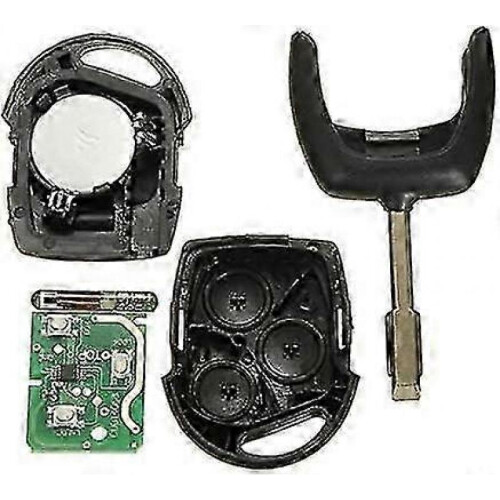 1pcs 3 Button 433mhz Remote Entry Key Fob for Ford/mondeo/fiesta/focus/ka Transit 1