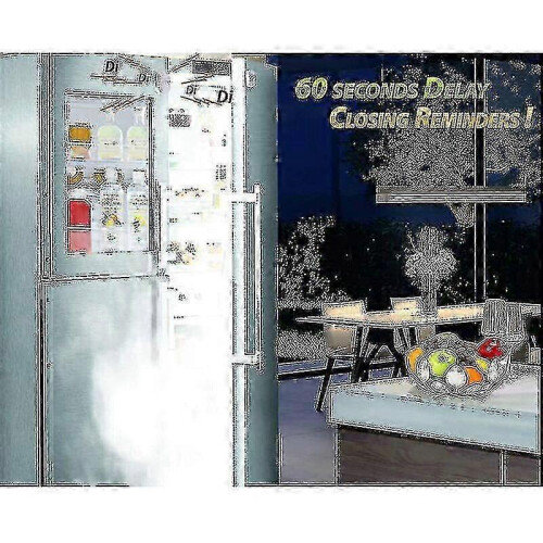 Refrigerator And Freezer Alarm Door Left Open Reminder 60 Second Delay yuante 1