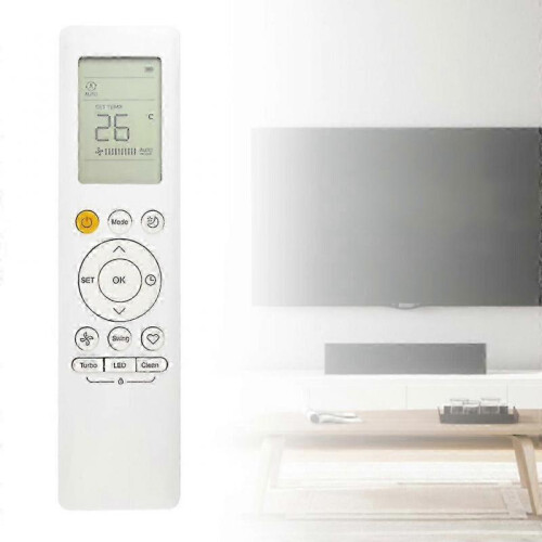 Air Conditioner Remote Control Large Screen Conditioning Controller Simple Operation Lightweight Suitable for Rg10b 1