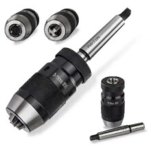 Drilling Lining Quick-tension Boring Chuck 1-16mm B16 with Cones Mk2 Auslappenblappe Condition New