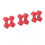 10PCS Honey Extractor Bushing connection Polyurethane Buffering Pad for Electric Accessories Red 3