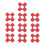 10PCS Honey Extractor Bushing connection Polyurethane Buffering Pad for Electric Accessories Red 1